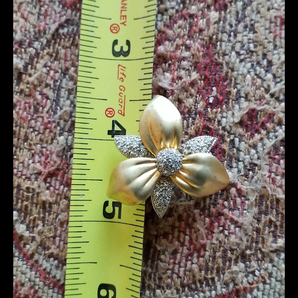 Swarovski Orchid Brooch - Picture 14 of 14